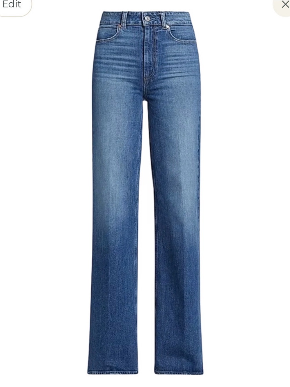 Paige Sascha High Rise Stretch Wide Leg Jean - Size 29